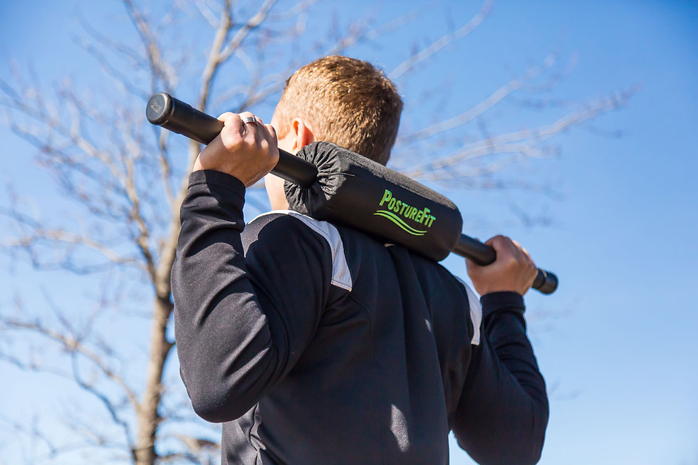 PostureFit being used outdoors